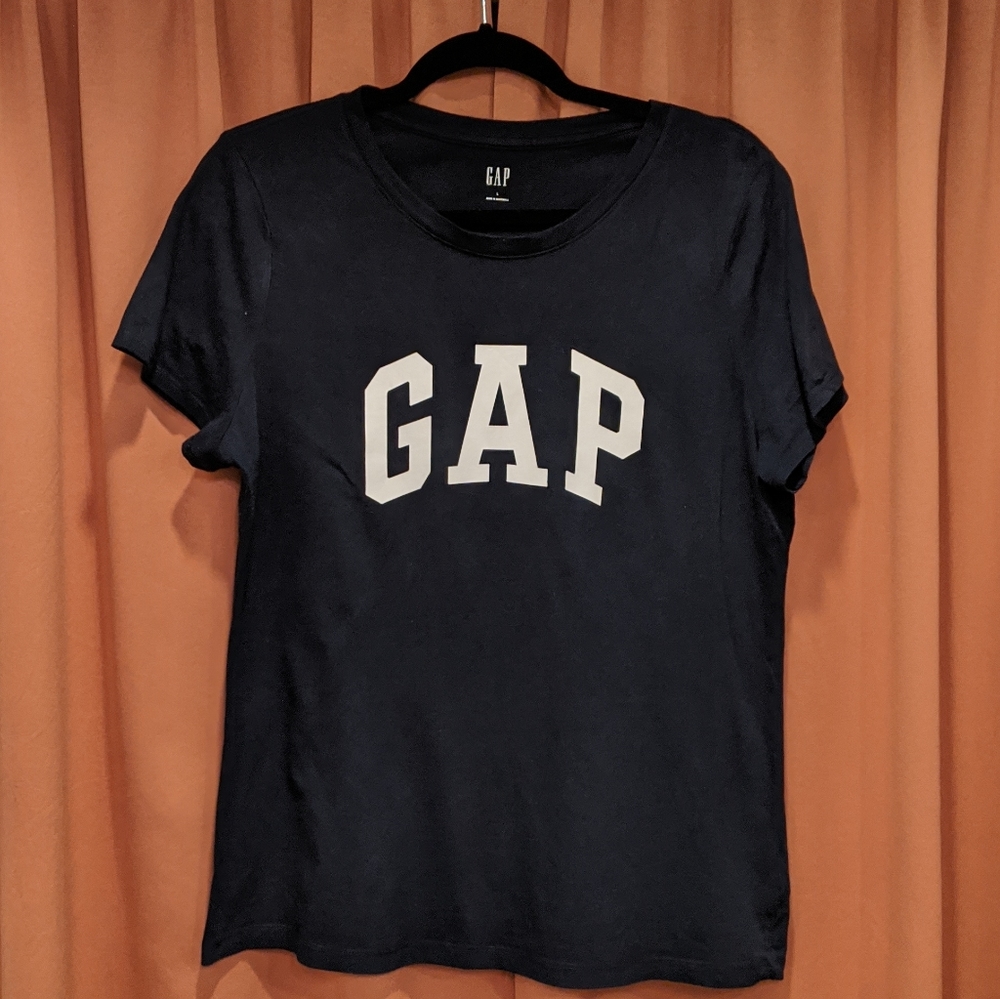 Navy Blue GAP Logo Tee